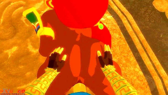 Link & Urbosa Engage in Erotic 3D Anime Action With Monster Elements