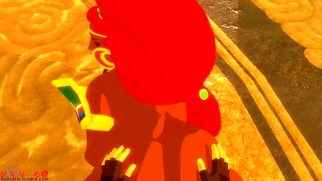 Link & Urbosa Engage in Erotic 3D Anime Action With Monster Elements