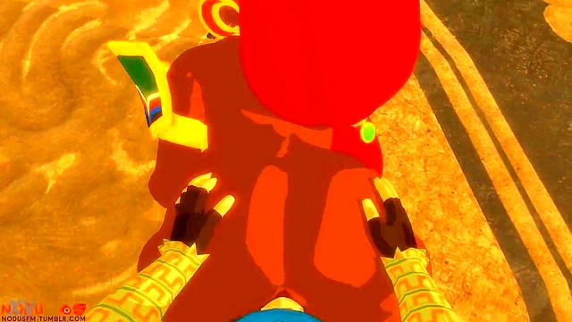 Link & Urbosa Engage in Erotic 3D Anime Action With Monster Elements