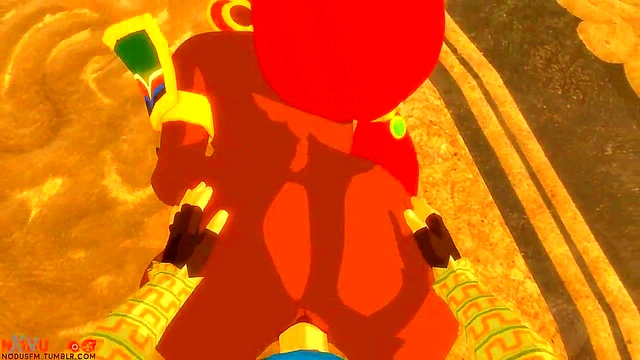 Link & Urbosa Engage in Erotic 3D Anime Action With Monster Elements