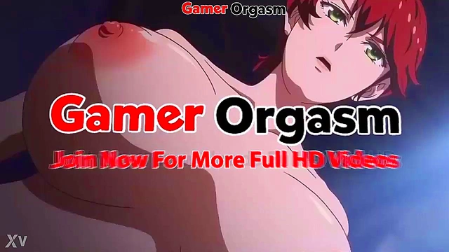 Horny Redhead MILF With Huge Boobs Bounces Sexy Tits In Solo Anime Scene