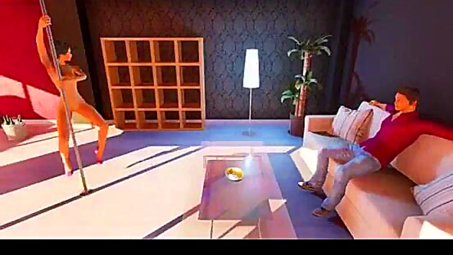 Skinny 3D Anime Teen Fucks Big Dick In Virtual Sex Game Fantasy