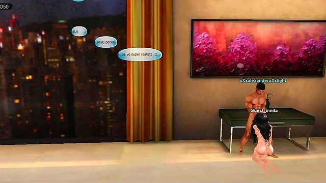 Sexy IMVU Anime Chick Gets Fucked By Alexander Light In His House