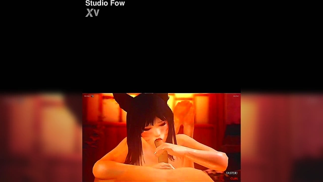 Sexy Ahri Gives Mind-Blowing Blowjob & Rides Dick For Juicy Creampie