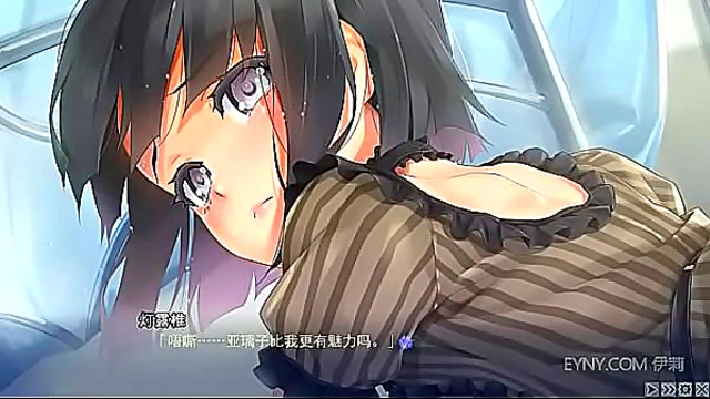 Blonde Teen Goddesses Enjoy Threesome Fun With Big Tits Anime Action