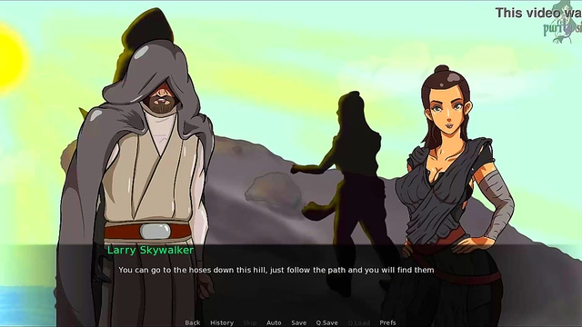 Rey Tempts Her Trainer With Sinful Blowjob & Tease In Hot Star Wars Hentai Anime