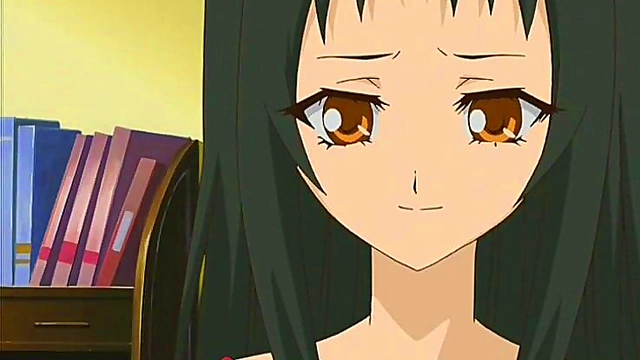 Yuri Anime Couple Engages in Sweet Lesbian Passion