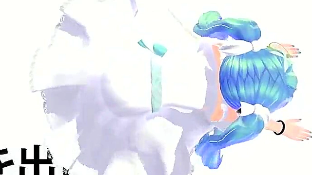 Hatsune Miku Gets Covered in Cumshots in Just 60 Seconds!