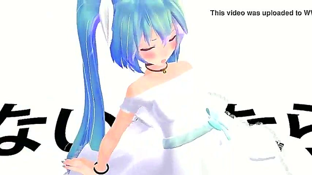 Hatsune Miku Gets Covered in Cumshots in Just 60 Seconds!