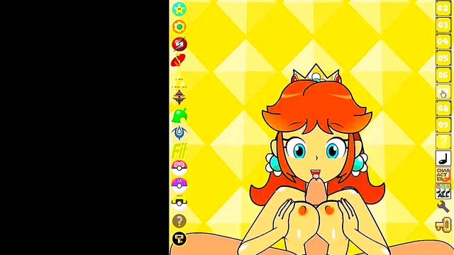 Princess Daisy Takes Control in Sexy Hentai Pokemon Game Scene