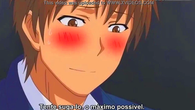 Sexy Anime Teen Gets Facial After Intense School-Girl Blowjob Session