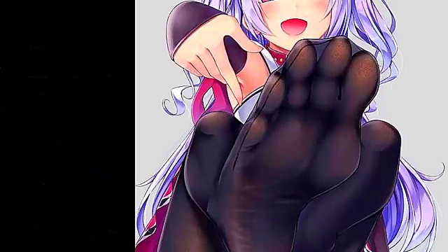 Horny Anime Babe Guides Your Dick With Her Sexy Feet For Joi Fun