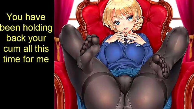Horny Anime Babe Guides Your Dick With Her Sexy Feet For Joi Fun