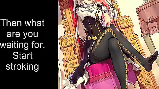 Horny Anime Babe Guides Your Dick With Her Sexy Feet For Joi Fun