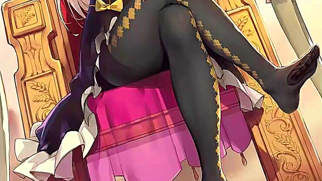 Horny Anime Babe Guides Your Dick With Her Sexy Feet For Joi Fun