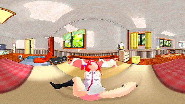 Immerse in VR – Kasane Teto's Dildo Adventure in Ultra-realistic 3D Hentai Fantasy