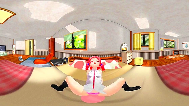 Immerse in VR – Kasane Teto's Dildo Adventure in Ultra-realistic 3D Hentai Fantasy