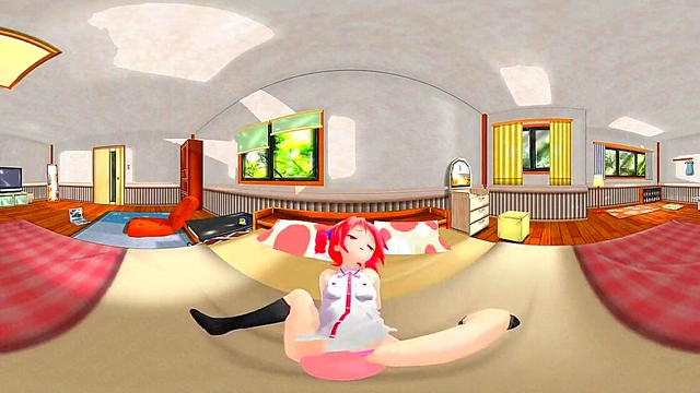 Immerse in VR – Kasane Teto's Dildo Adventure in Ultra-realistic 3D Hentai Fantasy