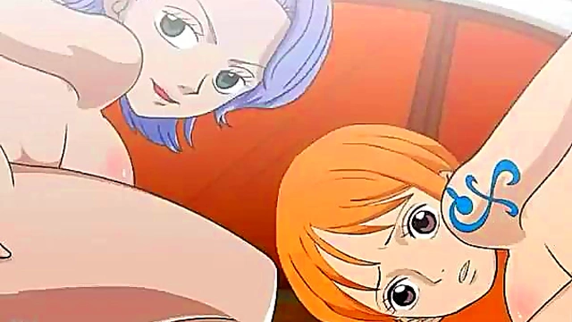 Sunny Day Sex – Nami & Nojiko Get Fucked in One Piece Anime Action