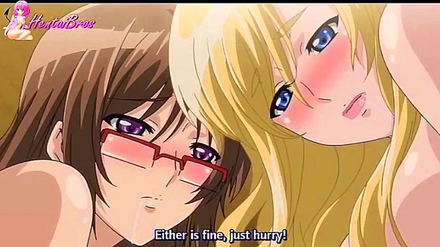 Hentai Threesome – Two Girls Sucking Dick Before Vaginal Fucking &Cumshot