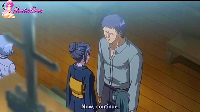 Hentai Threesome – Two Girls Sucking Dick Before Vaginal Fucking &Cumshot