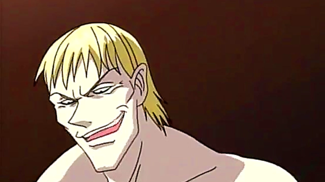 Teen Anime Chick Tied Up and Fucked by Two Horny Old Men