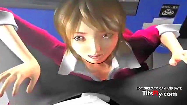 Big-Titted Anime Babe Gets Fucked Hard In Hot 3D Hentai Action