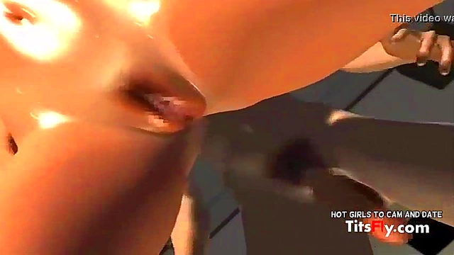 Horny 3D Hentai Teacher Fucks Student Hard In Anime Classroom Scene