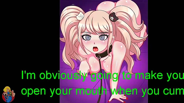 Junko Enoshima Anime Chick Fucks Hard In Cartoony Danganronpa Action