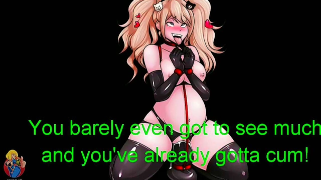 Junko Enoshima Anime Chick Fucks Hard In Cartoony Danganronpa Action