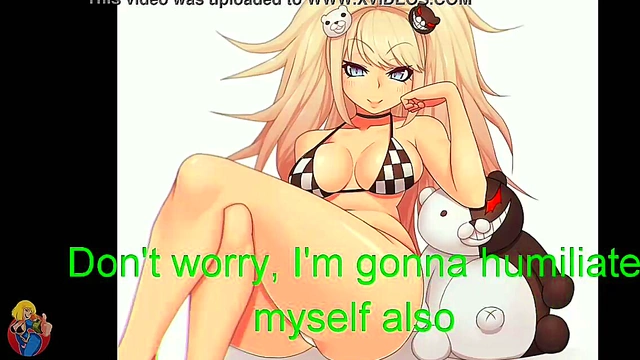 Junko Enoshima Anime Chick Fucks Hard In Cartoony Danganronpa Action