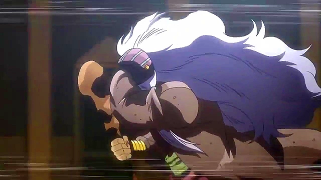 Jojo's Bizarre Adventure – Anime Couple Engages in Uncensored Passionate Encounter