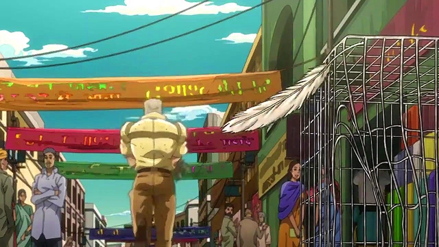 Jojo's Bizarre Adventure – Anime Couple Engages in Uncensored Passionate Encounter