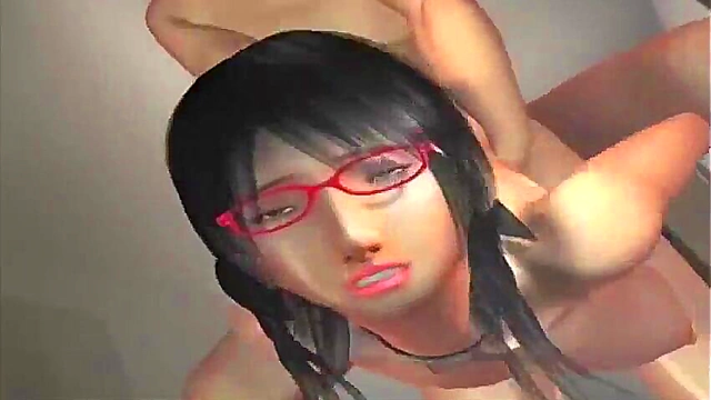 Horny 3D Teacher With Big Tits Fucked By Student In Bathroom Sex Scene