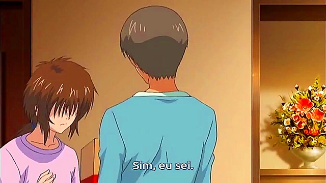 Big-Breasted Sister Tempts Brother In Heartwarming Hentai Romance