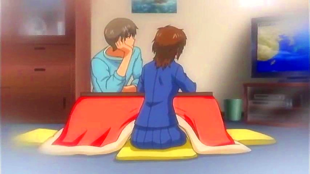 Big-Breasted Sister Tempts Brother In Heartwarming Hentai Romance