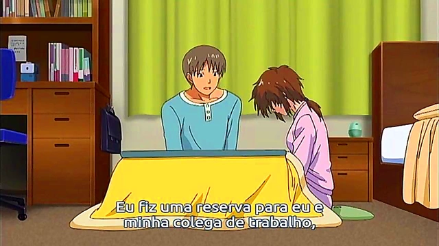 Big-Breasted Sister Tempts Brother In Heartwarming Hentai Romance