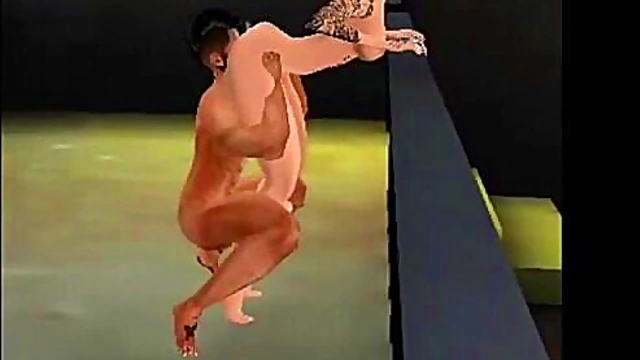 Horny Hentai Chick Fucks Negro Dude for Market Satisfaction