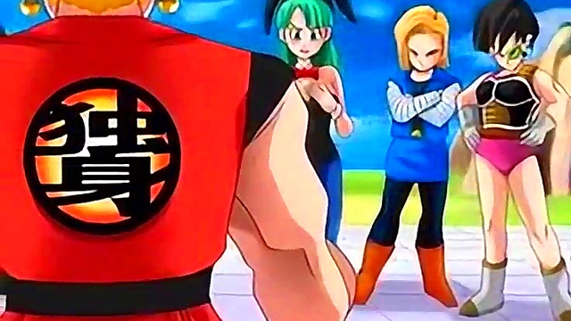 Dragon Ball Hentai Couple Engage in Steamy Porn Session