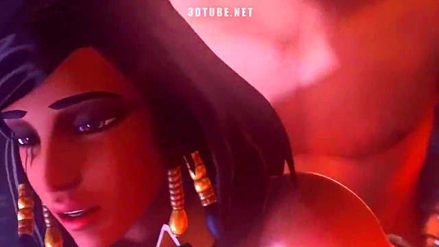 Hardcore 3D Pharah From Overwatch Gets Fucked By Multiple Dicks For Creampie