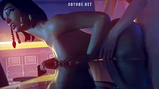 Hardcore 3D Pharah From Overwatch Gets Fucked By Multiple Dicks For Creampie