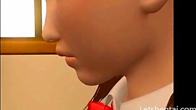 3D Anime Teacher Gets Fucked Hard In Steamy Classroom Sex Session
