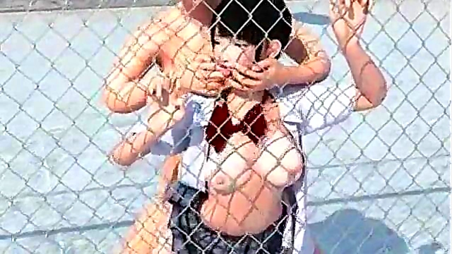 Horny Schoolgirls Get Monster Gangbanged In 3D Hentai Anime Action