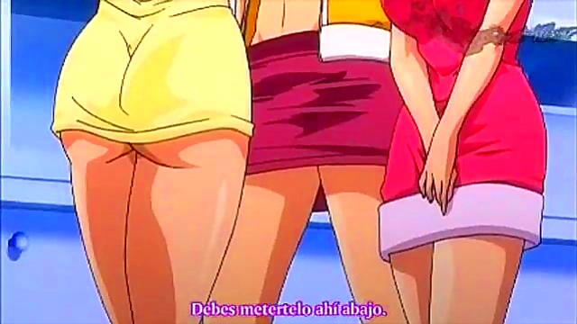 Horny Harem Schoolgirls With Big Tits Get Discipline Lesson In Anime Paradise