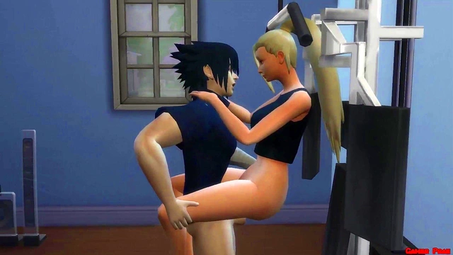 Cuckolded Husband Watches Hot MILF Wife Fucked by Naruto Anime Stud Ino