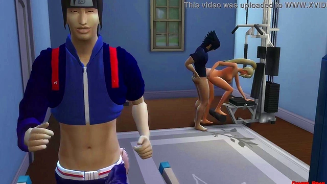 Cuckolded Husband Watches Hot MILF Wife Fucked by Naruto Anime Stud Ino