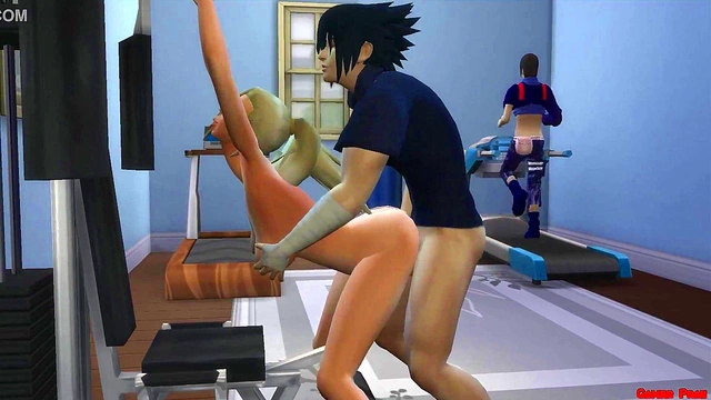 Cuckolded Husband Watches Hot MILF Wife Fucked by Naruto Anime Stud Ino