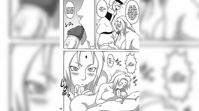 Tsunade Gets Wild With Blowjob, Handjob & Big-Tit Action In Naruto Hentai Sex Scene
