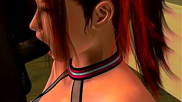 3D Toon Cheerleader Rides BBC Hard After School In Classroom Orgy