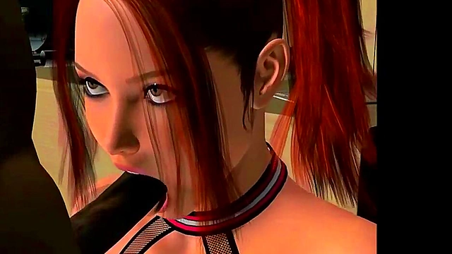 3D Toon Cheerleader Rides BBC Hard After School In Classroom Orgy